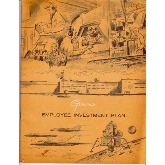 1966 Grumman Aerospace Employee Investment Plan Apollo-Era NASA Contractor - Picture 1 of 8